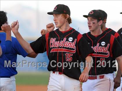 Thumbnail 3 in Cleveland vs. Moapa Valley (Blazer Sportco Spring Bash) photogallery.