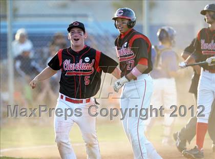 Thumbnail 2 in Cleveland vs. Moapa Valley (Blazer Sportco Spring Bash) photogallery.