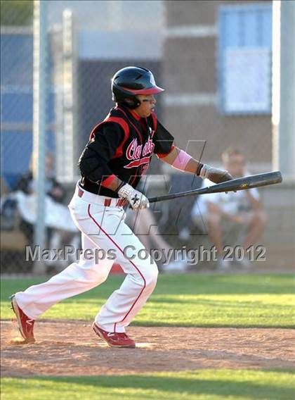 Thumbnail 3 in Cleveland vs. Moapa Valley (Blazer Sportco Spring Bash) photogallery.