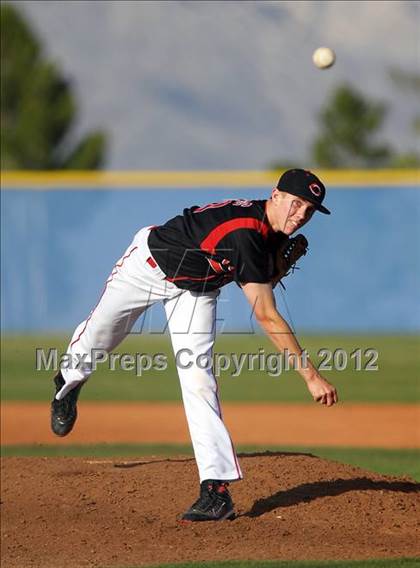 Thumbnail 3 in Cleveland vs. Moapa Valley (Blazer Sportco Spring Bash) photogallery.