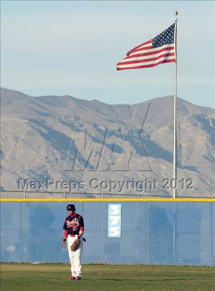 Thumbnail 3 in Cleveland vs. Moapa Valley (Blazer Sportco Spring Bash) photogallery.