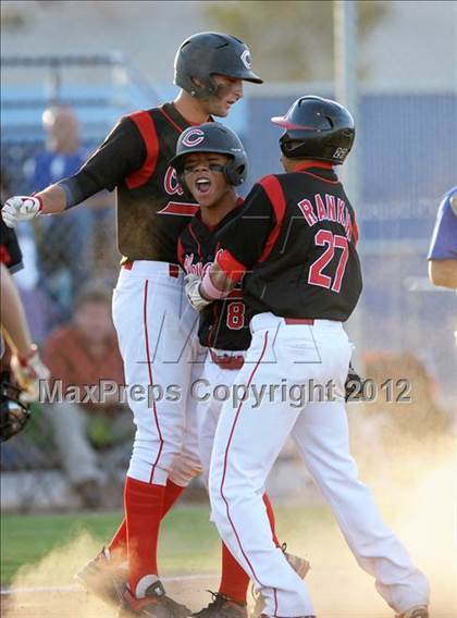 Thumbnail 3 in Cleveland vs. Moapa Valley (Blazer Sportco Spring Bash) photogallery.