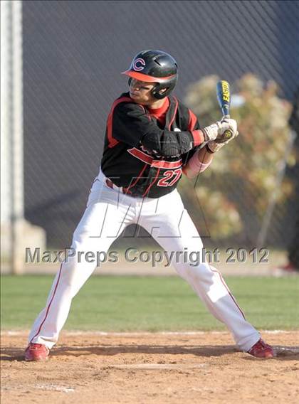 Thumbnail 3 in Cleveland vs. Moapa Valley (Blazer Sportco Spring Bash) photogallery.