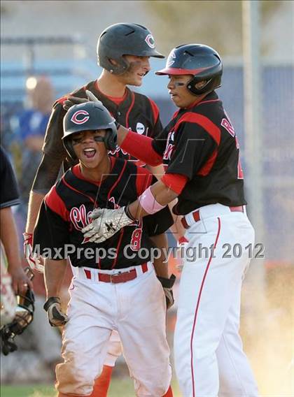 Thumbnail 1 in Cleveland vs. Moapa Valley (Blazer Sportco Spring Bash) photogallery.