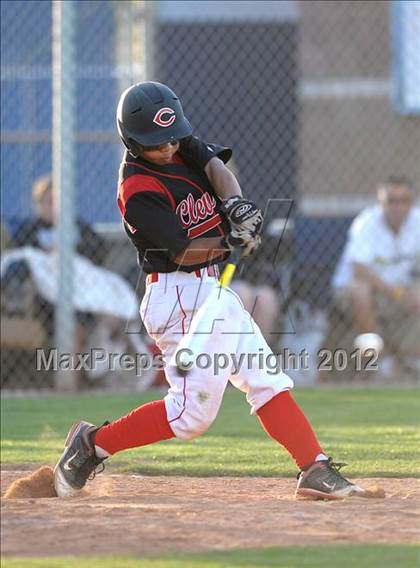 Thumbnail 1 in Cleveland vs. Moapa Valley (Blazer Sportco Spring Bash) photogallery.