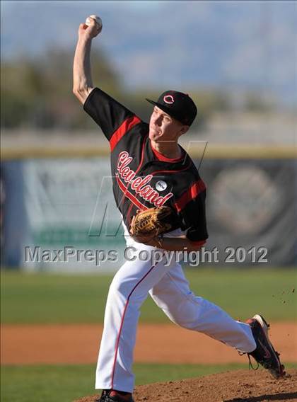 Thumbnail 3 in Cleveland vs. Moapa Valley (Blazer Sportco Spring Bash) photogallery.