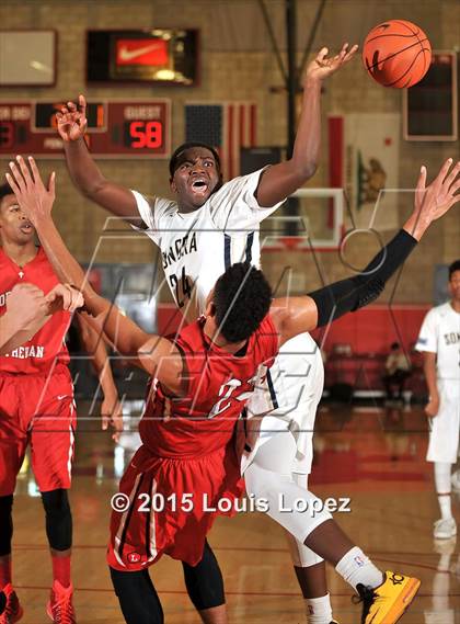 Thumbnail 1 in Sonora vs. Orange Lutheran (Nike Extravaganza) photogallery.