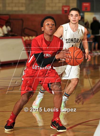 Thumbnail 1 in Sonora vs. Orange Lutheran (Nike Extravaganza) photogallery.