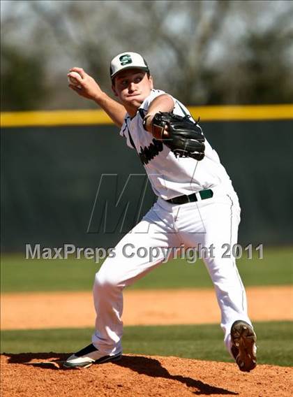 Thumbnail 1 in Stratford vs Sam Rayburn (Goose Creek Memorial Tournament) photogallery.