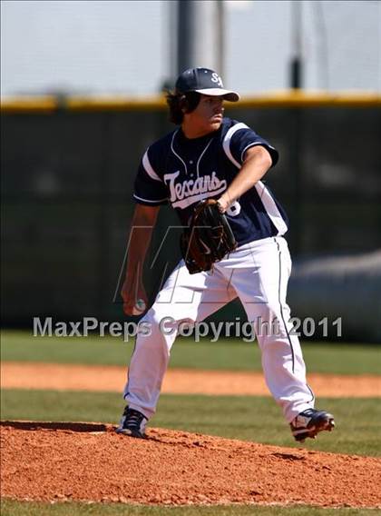 Thumbnail 2 in Stratford vs Sam Rayburn (Goose Creek Memorial Tournament) photogallery.