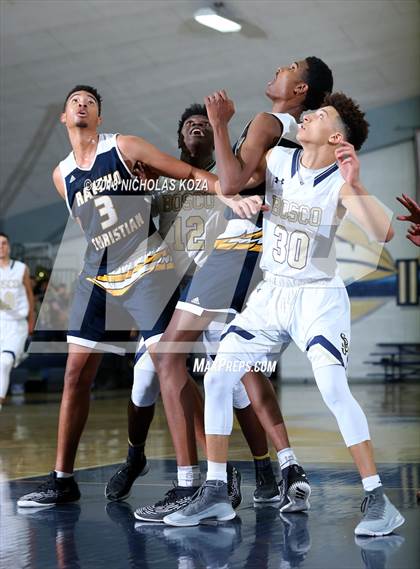 Thumbnail 2 in Rancho Christian vs. St. John Bosco (CIF SS Open Division Playoffs) photogallery.