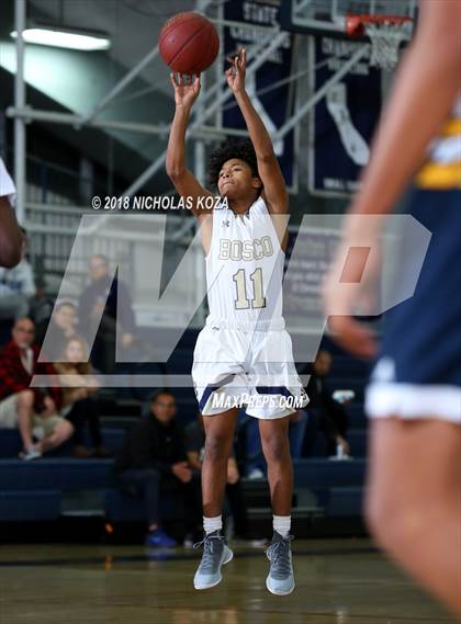 Thumbnail 1 in Rancho Christian vs. St. John Bosco (CIF SS Open Division Playoffs) photogallery.