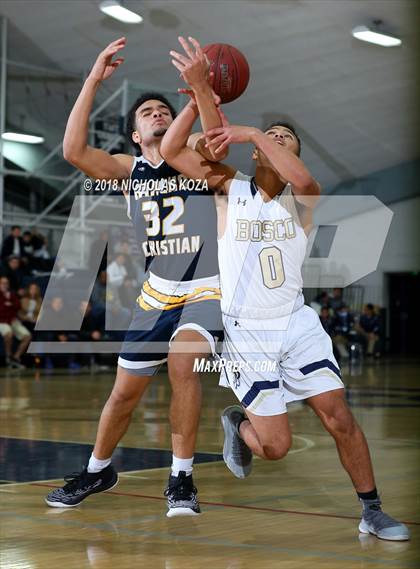 Thumbnail 1 in Rancho Christian vs. St. John Bosco (CIF SS Open Division Playoffs) photogallery.