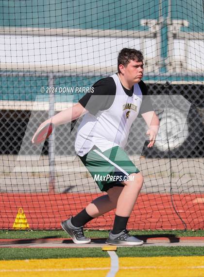 Thumbnail 2 in Rancho Cucamonga @ Damien Senior Day (Field Events) photogallery.