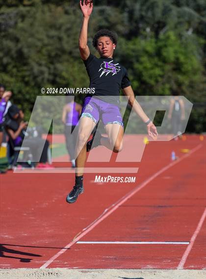 Thumbnail 2 in Rancho Cucamonga @ Damien Senior Day (Field Events) photogallery.