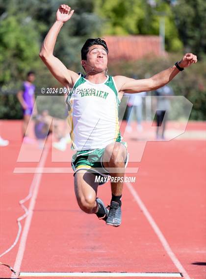 Thumbnail 1 in Rancho Cucamonga @ Damien Senior Day (Field Events) photogallery.