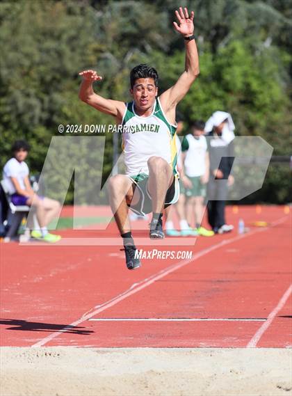 Thumbnail 1 in Rancho Cucamonga @ Damien Senior Day (Field Events) photogallery.