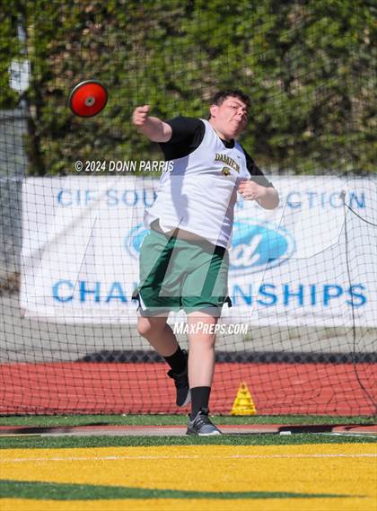 Thumbnail 1 in Rancho Cucamonga @ Damien Senior Day (Field Events) photogallery.