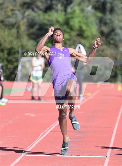 Thumbnail 1 in Rancho Cucamonga @ Damien Senior Day (Field Events) photogallery.