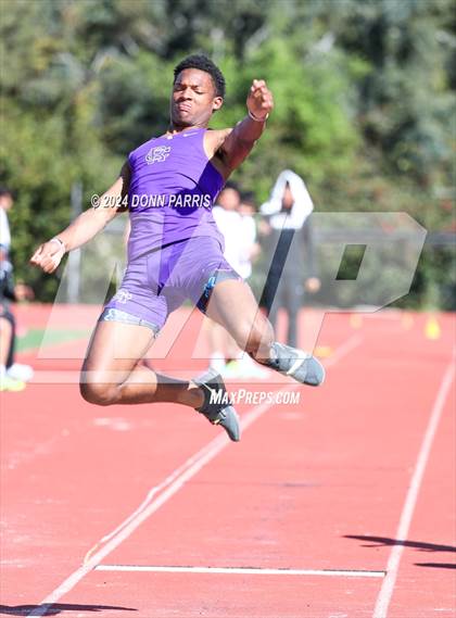 Thumbnail 3 in Rancho Cucamonga @ Damien Senior Day (Field Events) photogallery.