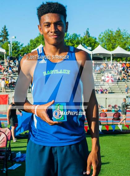 Thumbnail 1 in CIF State Track & Field Championships (Boys Podium Awards) photogallery.