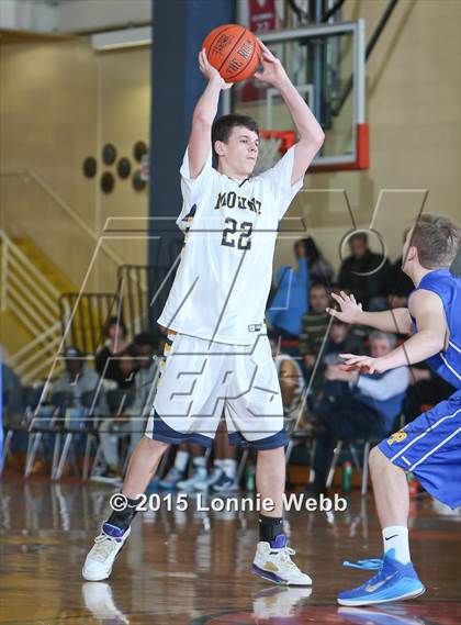 Thumbnail 1 in Mt. St. Michael Academy vs St. Peter's (CHSAA AA Quarterfinal) photogallery.