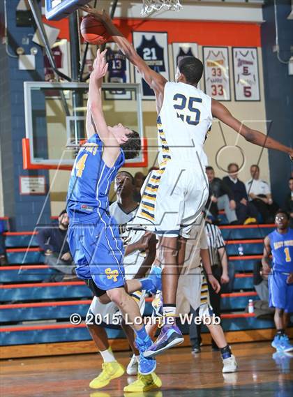Thumbnail 3 in Mt. St. Michael Academy vs St. Peter's (CHSAA AA Quarterfinal) photogallery.