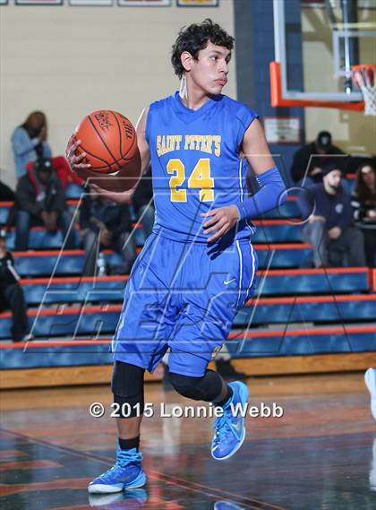 Thumbnail 2 in Mt. St. Michael Academy vs St. Peter's (CHSAA AA Quarterfinal) photogallery.
