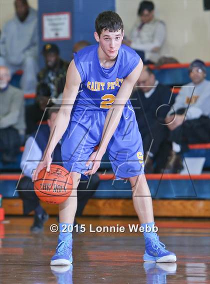 Thumbnail 3 in Mt. St. Michael Academy vs St. Peter's (CHSAA AA Quarterfinal) photogallery.