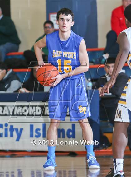 Thumbnail 1 in Mt. St. Michael Academy vs St. Peter's (CHSAA AA Quarterfinal) photogallery.