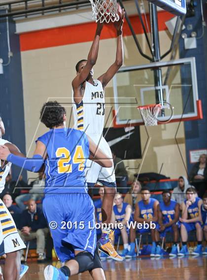 Thumbnail 2 in Mt. St. Michael Academy vs St. Peter's (CHSAA AA Quarterfinal) photogallery.