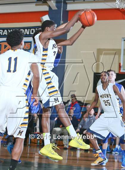 Thumbnail 1 in Mt. St. Michael Academy vs St. Peter's (CHSAA AA Quarterfinal) photogallery.