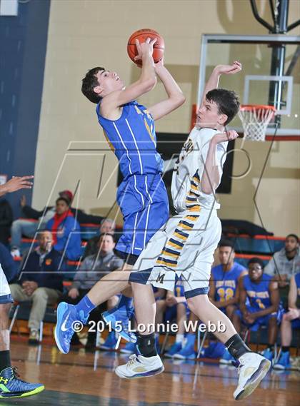Thumbnail 3 in Mt. St. Michael Academy vs St. Peter's (CHSAA AA Quarterfinal) photogallery.