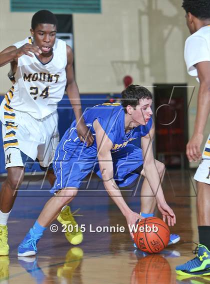 Thumbnail 3 in Mt. St. Michael Academy vs St. Peter's (CHSAA AA Quarterfinal) photogallery.