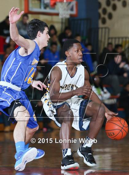 Thumbnail 3 in Mt. St. Michael Academy vs St. Peter's (CHSAA AA Quarterfinal) photogallery.