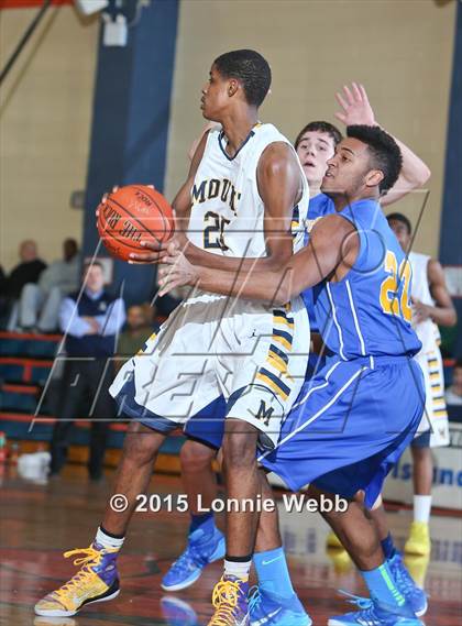 Thumbnail 3 in Mt. St. Michael Academy vs St. Peter's (CHSAA AA Quarterfinal) photogallery.