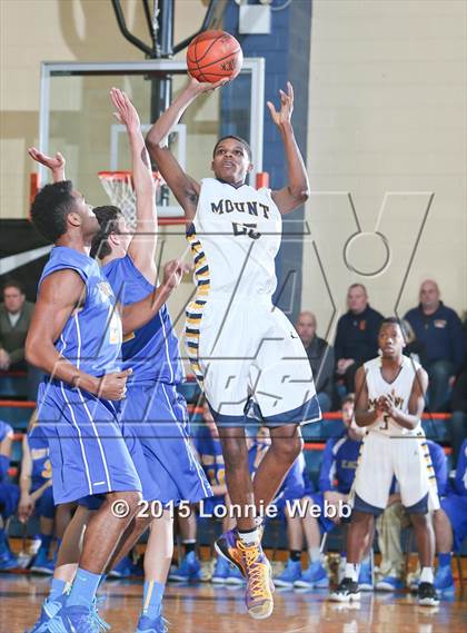 Thumbnail 2 in Mt. St. Michael Academy vs St. Peter's (CHSAA AA Quarterfinal) photogallery.