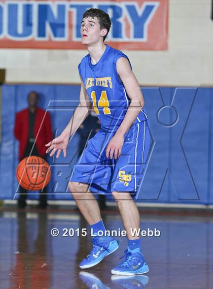 Thumbnail 2 in Mt. St. Michael Academy vs St. Peter's (CHSAA AA Quarterfinal) photogallery.