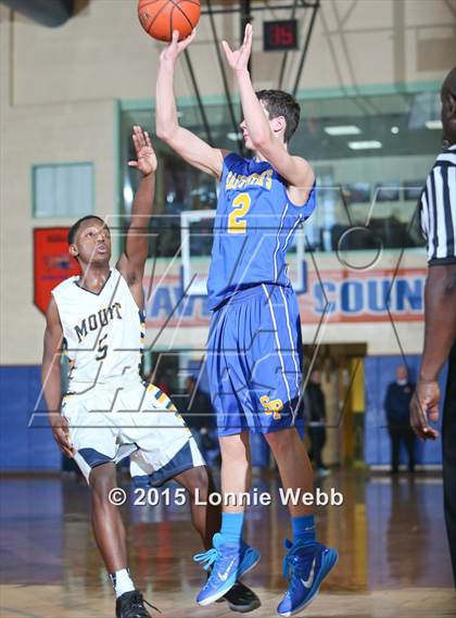 Thumbnail 2 in Mt. St. Michael Academy vs St. Peter's (CHSAA AA Quarterfinal) photogallery.
