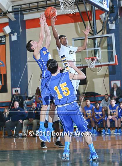 Thumbnail 1 in Mt. St. Michael Academy vs St. Peter's (CHSAA AA Quarterfinal) photogallery.