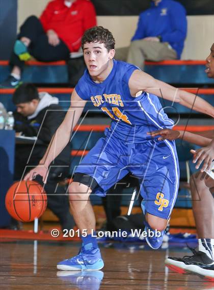 Thumbnail 2 in Mt. St. Michael Academy vs St. Peter's (CHSAA AA Quarterfinal) photogallery.