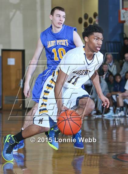 Thumbnail 1 in Mt. St. Michael Academy vs St. Peter's (CHSAA AA Quarterfinal) photogallery.