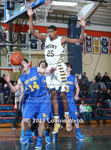 Thumbnail 1 in Mt. St. Michael Academy vs St. Peter's (CHSAA AA Quarterfinal) photogallery.