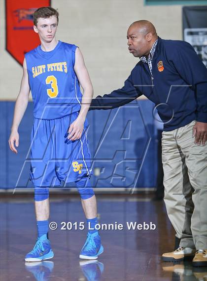 Thumbnail 2 in Mt. St. Michael Academy vs St. Peter's (CHSAA AA Quarterfinal) photogallery.