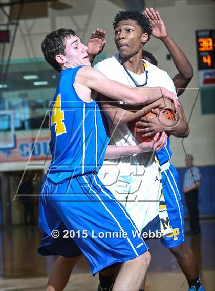 Thumbnail 3 in Mt. St. Michael Academy vs St. Peter's (CHSAA AA Quarterfinal) photogallery.