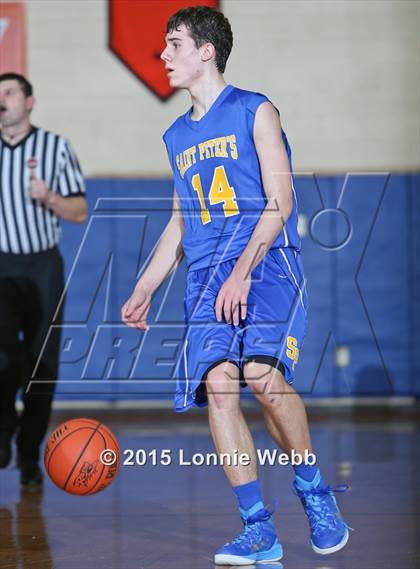 Thumbnail 1 in Mt. St. Michael Academy vs St. Peter's (CHSAA AA Quarterfinal) photogallery.