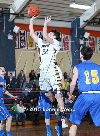 Thumbnail 1 in Mt. St. Michael Academy vs St. Peter's (CHSAA AA Quarterfinal) photogallery.