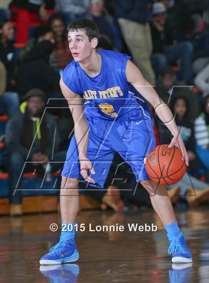 Thumbnail 3 in Mt. St. Michael Academy vs St. Peter's (CHSAA AA Quarterfinal) photogallery.
