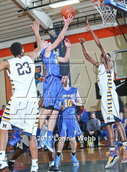 Thumbnail 2 in Mt. St. Michael Academy vs St. Peter's (CHSAA AA Quarterfinal) photogallery.
