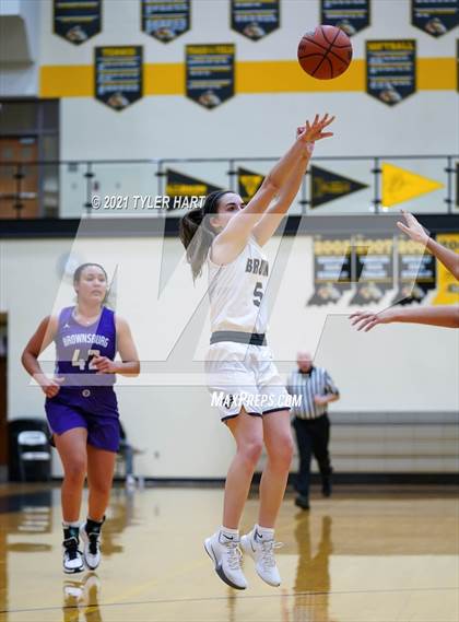 Thumbnail 2 in Tri-West Hendricks vs. Brownsburg (Hendricks County Tournament) photogallery.